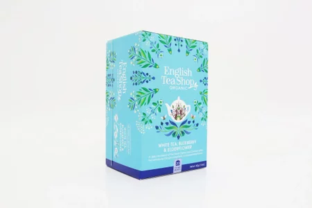 English Tea Shop Herbata biała z dzikim bzem i borówką 20 saszetek BIO