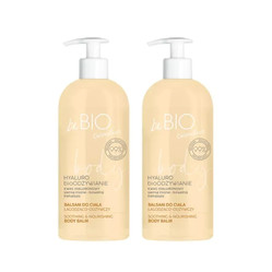 Zestaw: 2x beBIO balsam do ciała Hyaluro bioOdżywienie 350ml