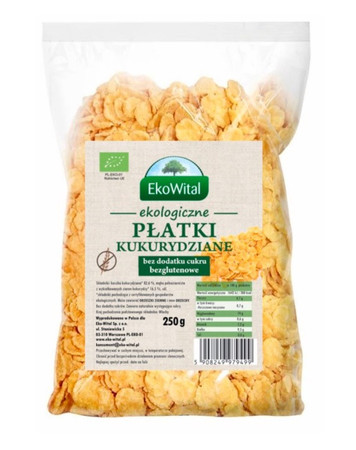 Płatki kukurydziane bez dodatku cukru BEZGL. BIO 250 g