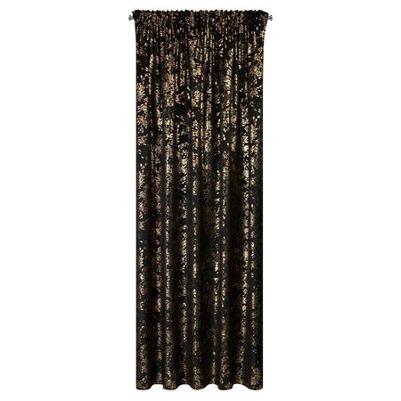 ZASŁONA GOTOWA FELIS NA TAŚMIE 140 X 270 CM CZARNY