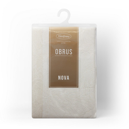 OBRUS LENA 145 X 280 CM KREMOWY