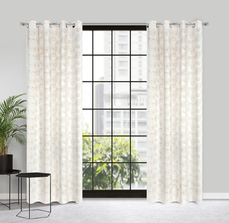 ZASŁONA GOTOWA MARIGOLD 140 X 250 CM BIAŁY