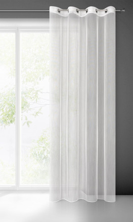 FIRANA GOTOWA NICEA 140 X 250 CM BIAŁY
