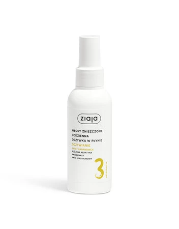 Ziaja, Roślinnie pielęgnujemy, Kwiat bananowca, odżywcza odżywka w płynie, 125 ml