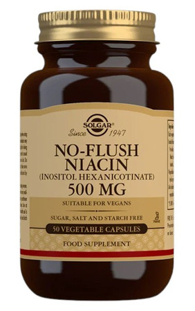 SOLGAR No-Flush Niacin (Inositol Hexanicotinate) 50 kaps.