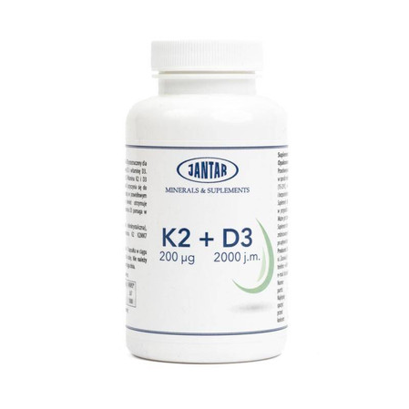Jantar Witamina K2 Mk7 200Mcg D3 2000 90 Kap