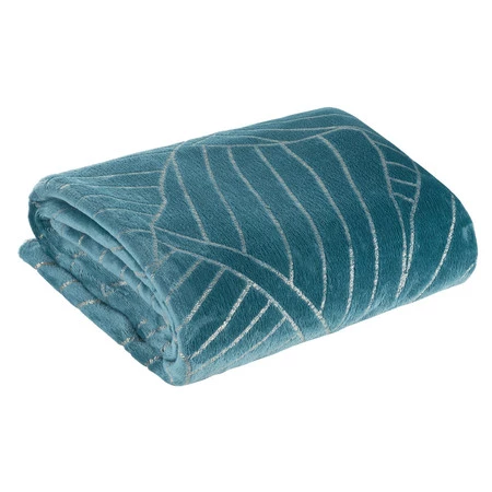 KOC LUNA 2 150 X 200 CM TURKUSOWY