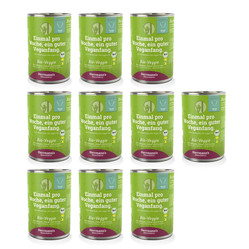 Zestaw 10x HERRMANN'S Selection Sensitive Bio Veggie - karma warzywna (400g)