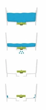 JJ - Miska z odpływem Wash&Drain™, szara