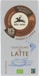 ALCE NERO CZEKOLADA MLECZNA FAIR TRADE BIO 100 g