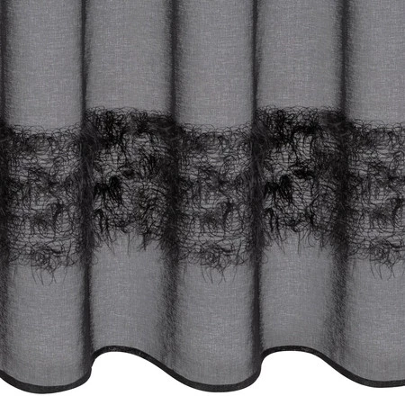 FIRANA GOTOWA MARGARET 140 X 250 CM CZARNY