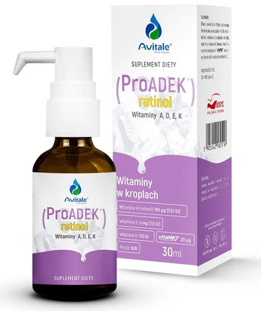 Avitale Witamina ProADEK® retinol w kroplach 30 ml