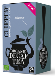 CLIPPER HERBATA CZARNA BEZKOFEINOWA FAIR TRADE BIO (20 x 2,5 g) 50 g
