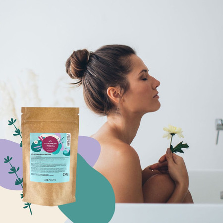 Lullalove, Sól z tymiankiem i paczulą, 250 g