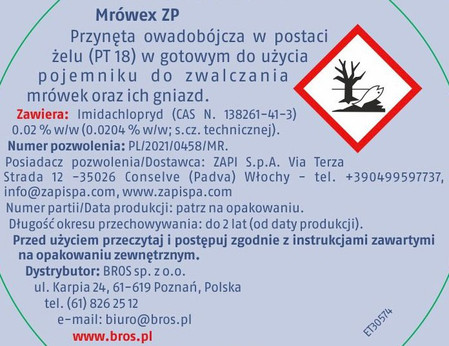 BROS Mrówex - preparat w karmniku na mrówki ogrodowe