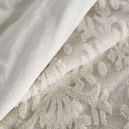 KOC ŚWIĄTECZNY BLINK 150 X 200 CM KREMOWY