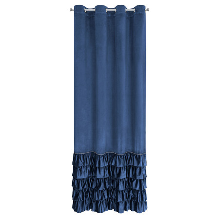 ZASŁONA GOTOWA CARLI 140 X 250 CM GRANATOWY