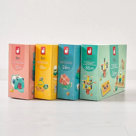 Janod Zestaw zabawek edukacyjnych Box 12 m-cy