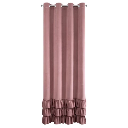 ZASŁONA GOTOWA MEGI 140 X 250 CM CIEMNORÓŻOWY