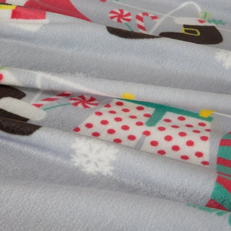 KOC ŚWIĄTECZNY KOC13 150 X 200 CM SZARY