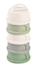 BEABA Pojemniki na mleko w proszku 4 komory cotton white/sage green