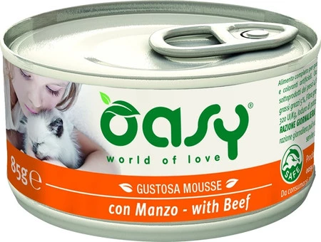 OASY Cat Caprice Mousse Kot Beef Wołowina 85g