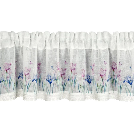 Firana gotowa Dolorez na Taśmie 150 x 30 cm, Biały