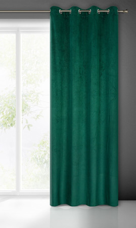 ZASŁONA GOTOWA LILI 140 X 250 CM CIEMNOZIELONY