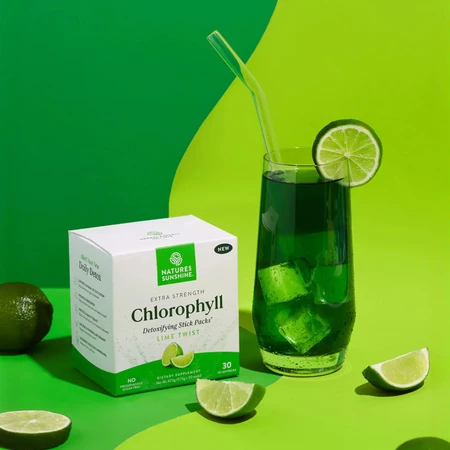 Nature's Sunshine Chlorofil w saszetkach 67,5 g smak limonka