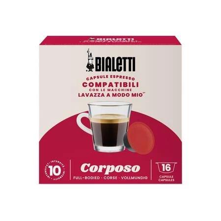 Bialetti - Lavazza a Modo Mio - Corposo - 16 kapsułek