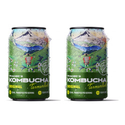 Zestaw: 2x Prager's kombucha Original puszka 330ml