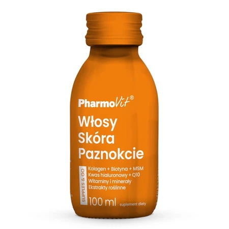 Pharmovit Włosy Skóra Paznokcie 100 ml