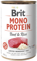 BRIT Mono Protein Beef / Rice WOŁOWINA RYŻ 400g