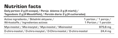 7Nutrition INOSITOL na wsparcie układu nerwowego 180g