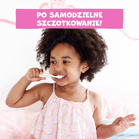 Jack N' Jill, Silikonowa szczoteczka do zębów, 12m+, STAGE 2