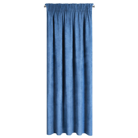 ZASŁONA GOTOWA AMAYA NA TAŚMIE 140 X 250 CM GRANATOWY