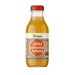 EkaMedica Sok jabłko, pomarańcza, kurkuma 300ml