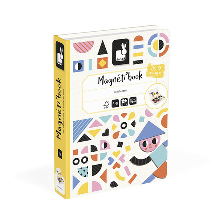 Janod Magnetyczna układanka Kształty Magnetibook 3+ (edycja 2026)