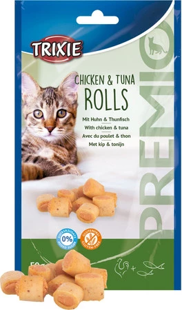 TRIXIE Premio Chicken Tuna Rolls Kurczak z Tuńczykiem dla kota 50g