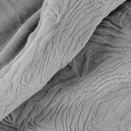 Komplet pościeli Flano, 220 x 200 cm, Srebrny