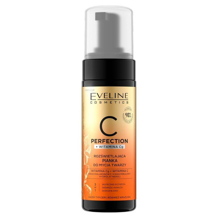 Eveline C Perfection Rozświetlająca Pianka do mycia twarzy 3w1 150ml