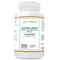 Altopharma Alpha Lipoic Acid ALA 200 mg 120 kaps.