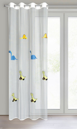 FIRANA GOTOWA DINO 140 X 250 CM BIAŁY