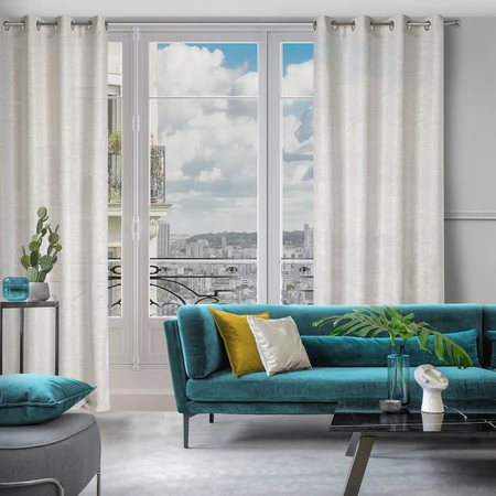 ZASŁONA GOTOWA ANITA 140 X 250 CM NATURALNY