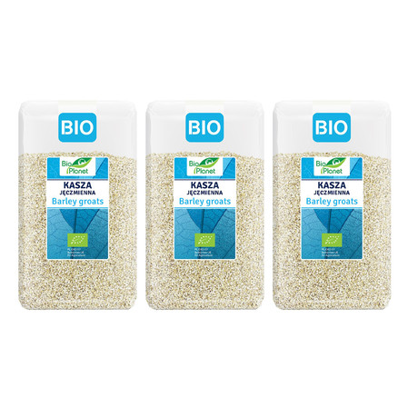 Zestaw 3x Bio Planet − Kasza jęczmienna Bio − 1 kg