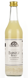 Krokus BARSZCZ BIAŁY NA ZAKWASIE NIEPASTERYZOWANY 480 ml