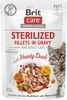 BRIT Care Cat GF STERILIZED Duck Kaczka Sos 85g