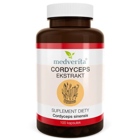 Medverita Cordyceps ekstrakt 500 mg 120 kapsuek