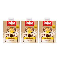 Zestaw: 3x Inka napój owsiany z wanilią 500 ml