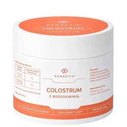 Genactiv Colostrum z brzoskwinią proszek 60 g